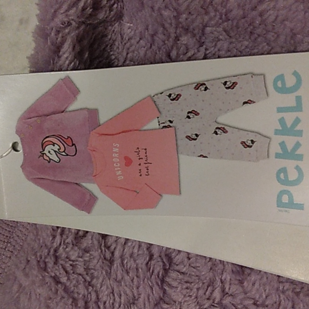 Pekkle unicorn set size 24 M